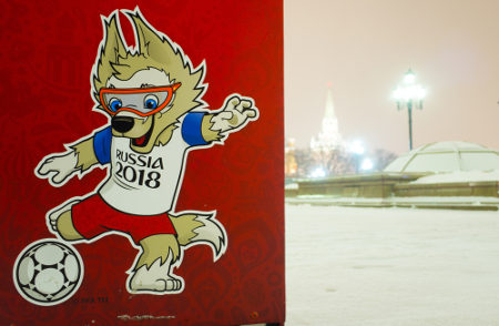 Zabivaka é o mascote oficial da Copa do Mundo da Fifa de 2018*