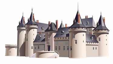 Os castelos são os símbolos da época feudal