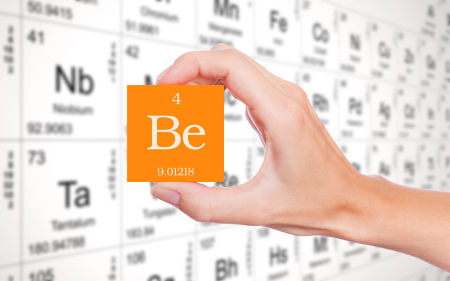 O Berílio é um dos poucos elementos químicos que sofrem hibridização sp