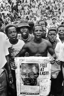 Manifestações contra a política do Apartheid