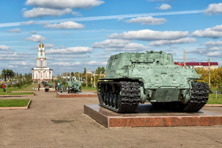 Memorial da batalha de Kursk, localizado na cidade de Kursk, na Rússia *