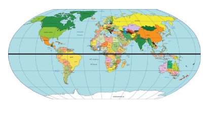 Linha do Equador. O paralelo da Linha do Equador - PrePara ENEM