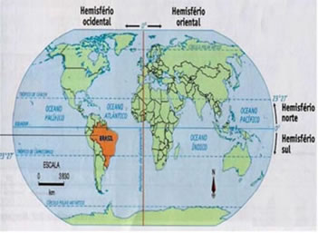 Posição geográfica do Brasil