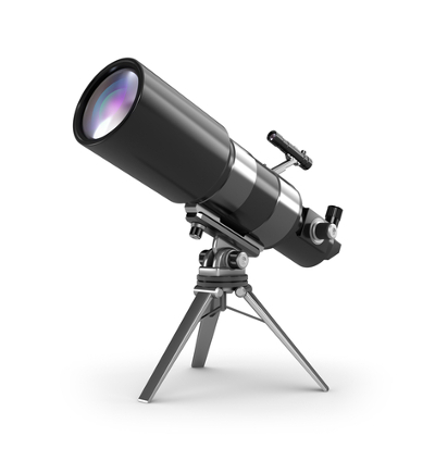 O telescópio é um instrumento óptico que permite a observação de objetos grandes a longas distâncias