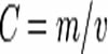 Fórmula da concentração comum