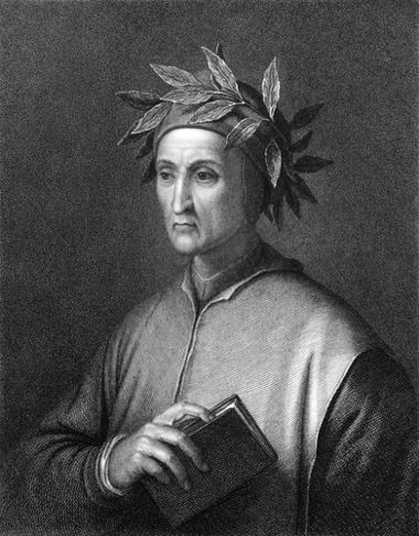 Na imagem, Dante Alighieri. A obra A Comédia desse autor é um exemplo de como os intelectuais da Idade Média percebiam o desenrolar da História