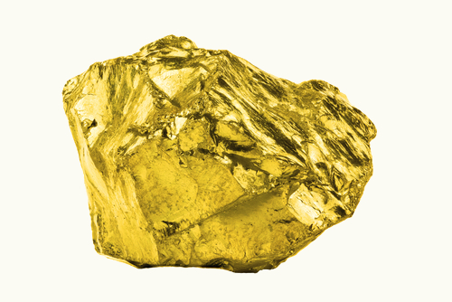 A maleabilidade do ouro permite que ele tenha sua forma natural modificada