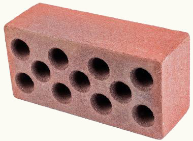 Os tijolos usados na construção civil têm formato de paralelepípedo retangular